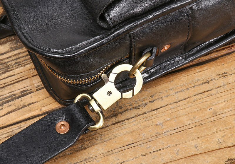 Leather Messenger Bag