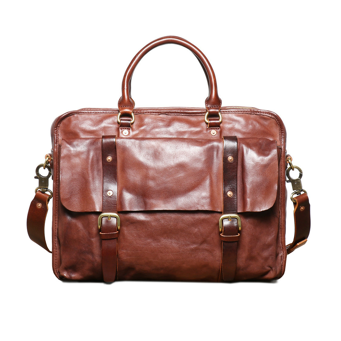 Leather Messenger Bag