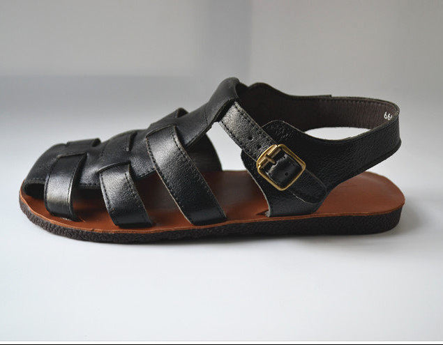 Vintage Woven Leather Sandals