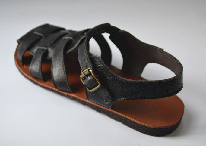 Vintage Woven Leather Sandals