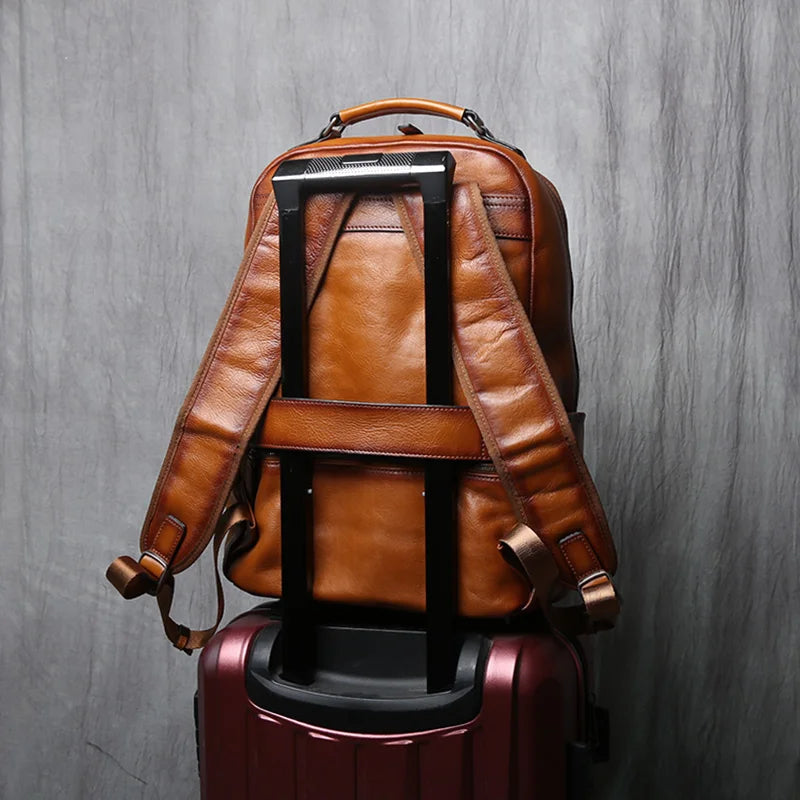 Vintage Heritage Leather Backpack