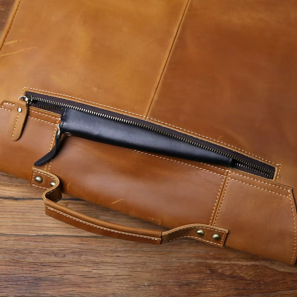 Heritage Classic Leather Briefcase