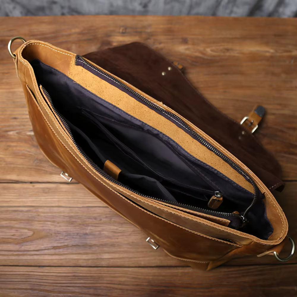 Heritage Classic Leather Briefcase