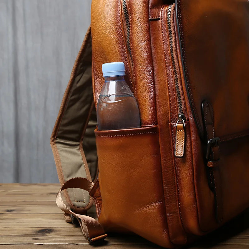 Vintage Heritage Leather Backpack