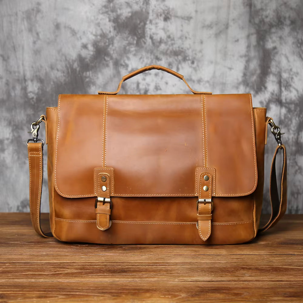 Heritage Classic Leather Briefcase