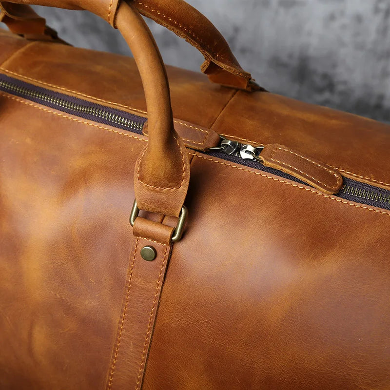 Nomad Leather Weekender Bag