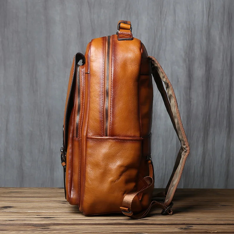 Vintage Heritage Leather Backpack