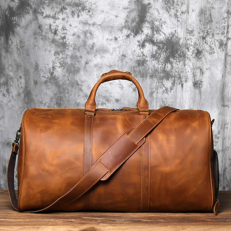 Nomad Leather Weekender Bag