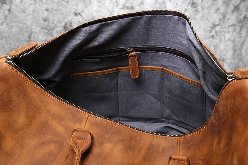 Nomad Leather Weekender Bag