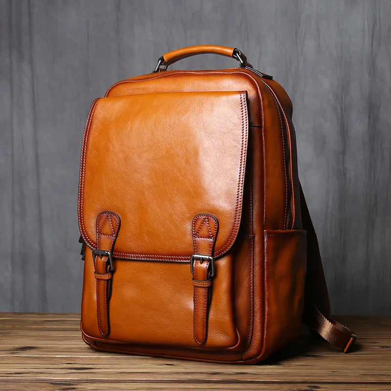 Vintage Heritage Leather Backpack