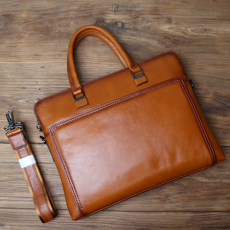 Regent Leather Briefcase