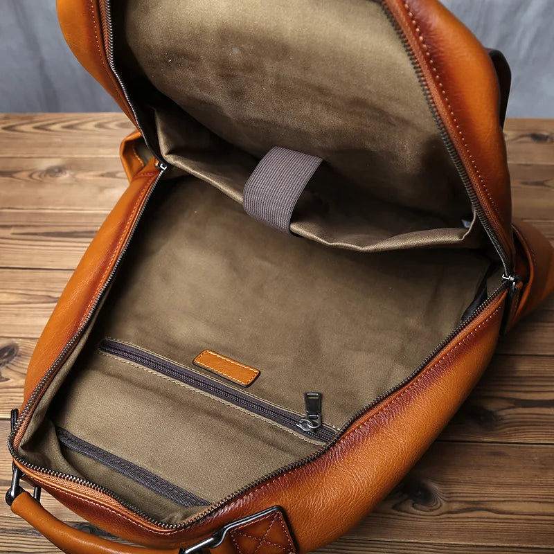 Vintage Heritage Leather Backpack