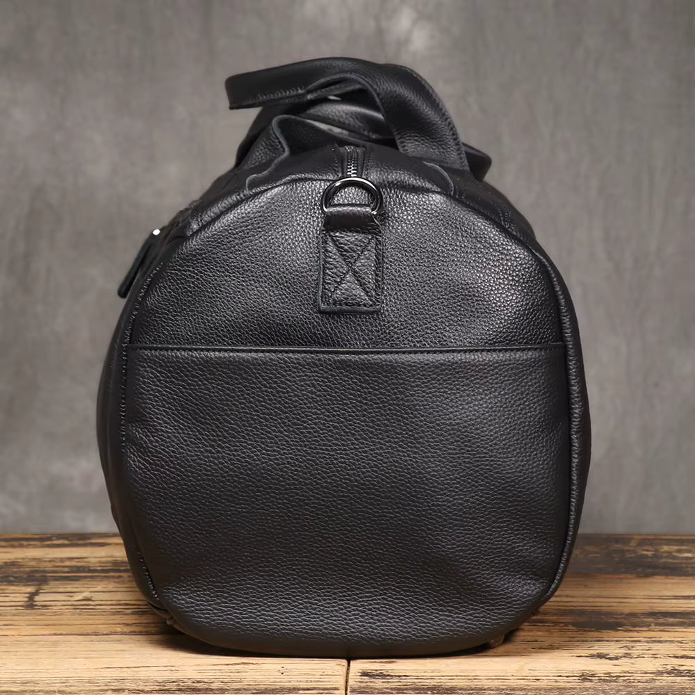 Genuine Leather Large Travel Duffel