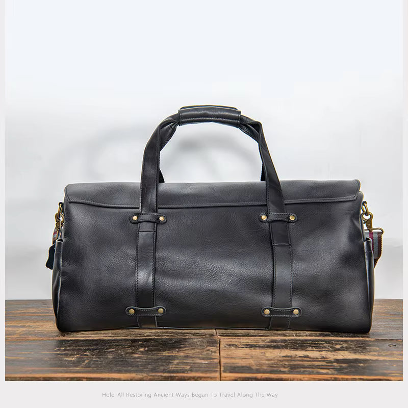 Genuine Cow Leather Duffel Bag