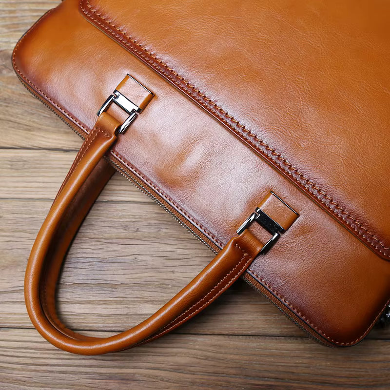 Regent Leather Briefcase