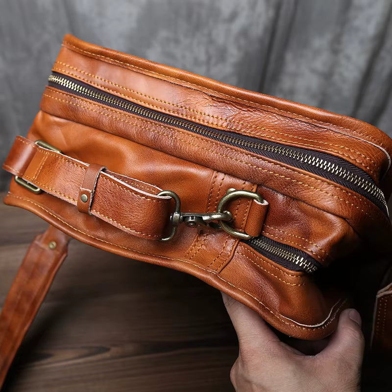 Signature Leather Office Bag
