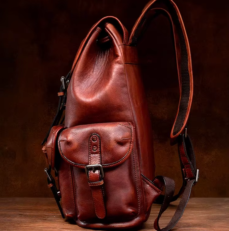 Vintage Leather Backpack
