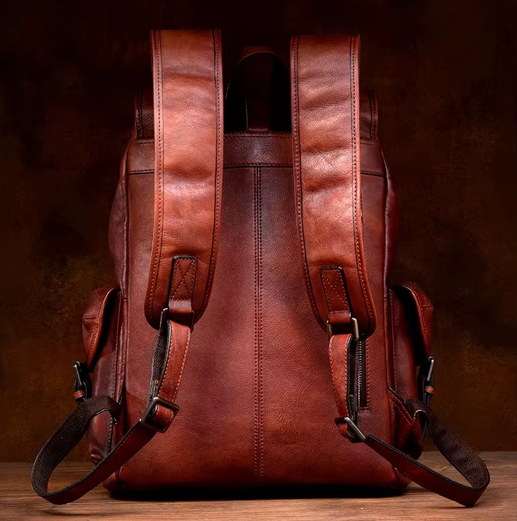 Vintage Leather Backpack