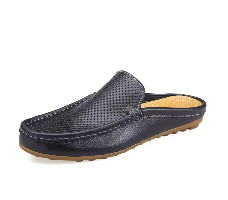 Venturo Genuine Leather Mule Loafer
