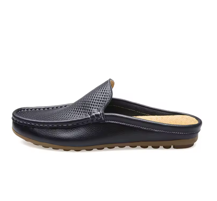 Venturo Genuine Leather Mule Loafer