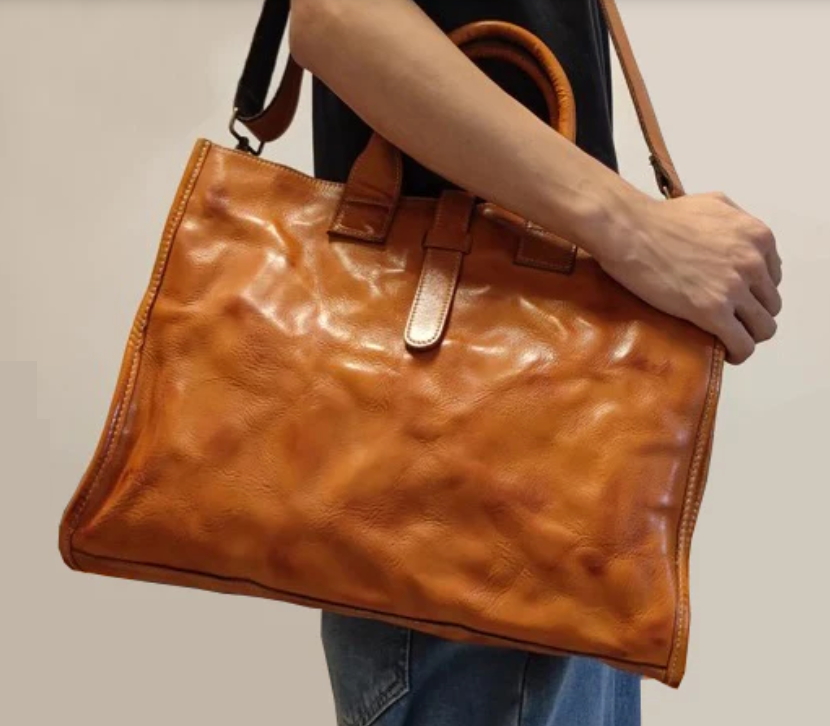The Cort Executive Leather Briefcase