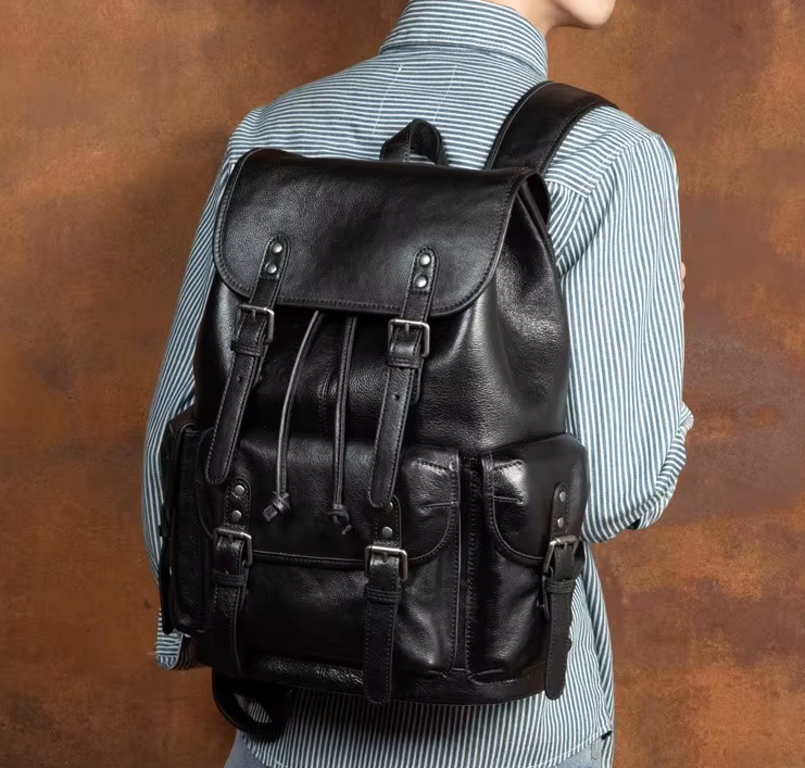 Vintage Leather Backpack