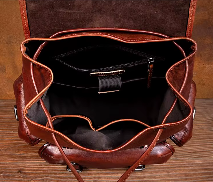 Vintage Leather Backpack