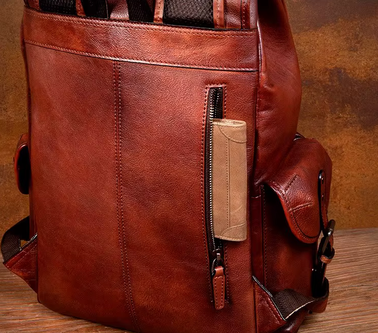Vintage Leather Backpack