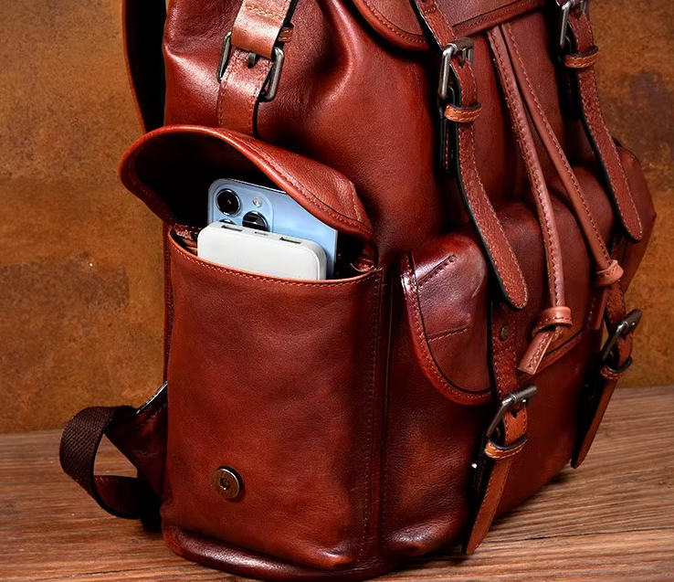 Vintage Leather Backpack