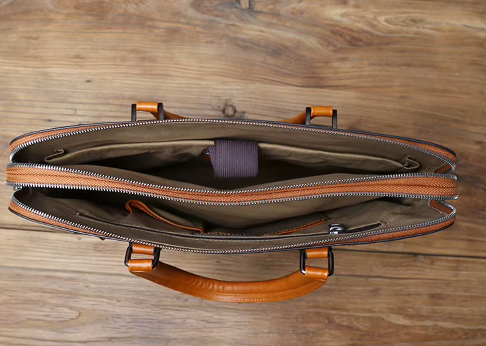 Regent Leather Briefcase
