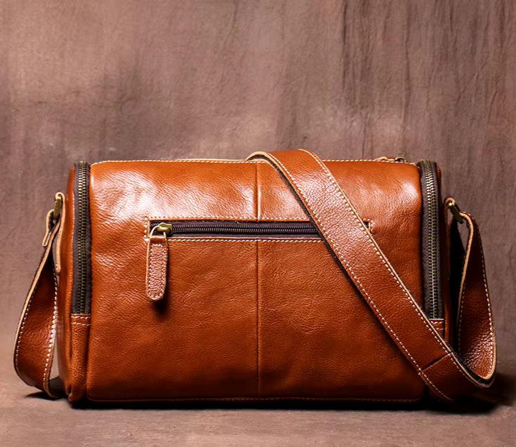 Rugged Leather Shoulder Bag