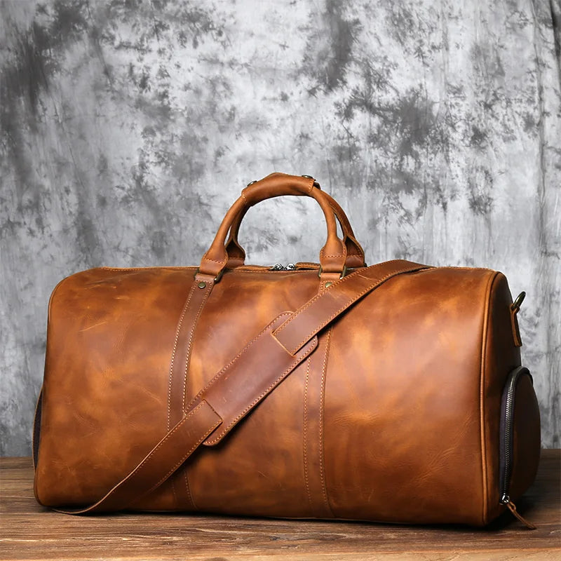 Nomad Leather Weekender Bag