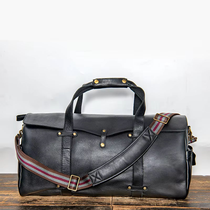 Genuine Cow Leather Duffel Bag