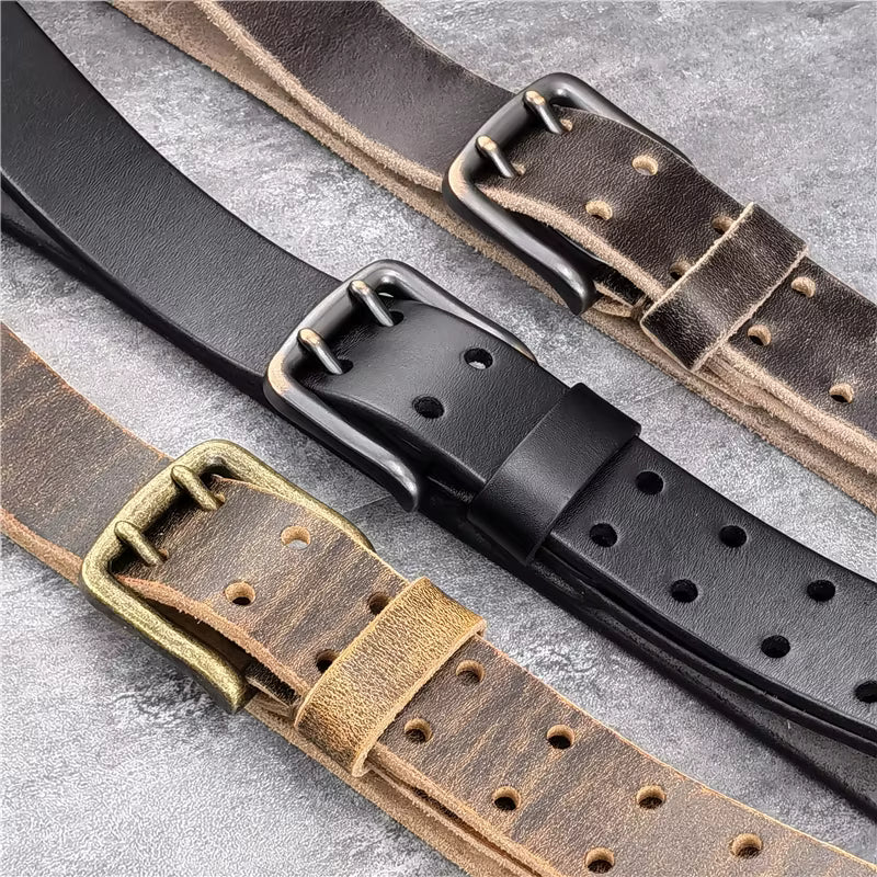 Heritage Classic Steel Frame Leather Belt