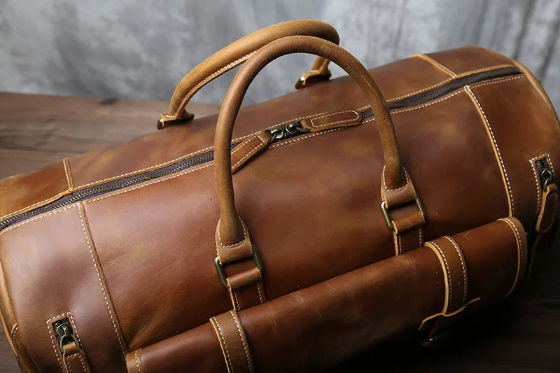 Voyager Leather Duffel Bag