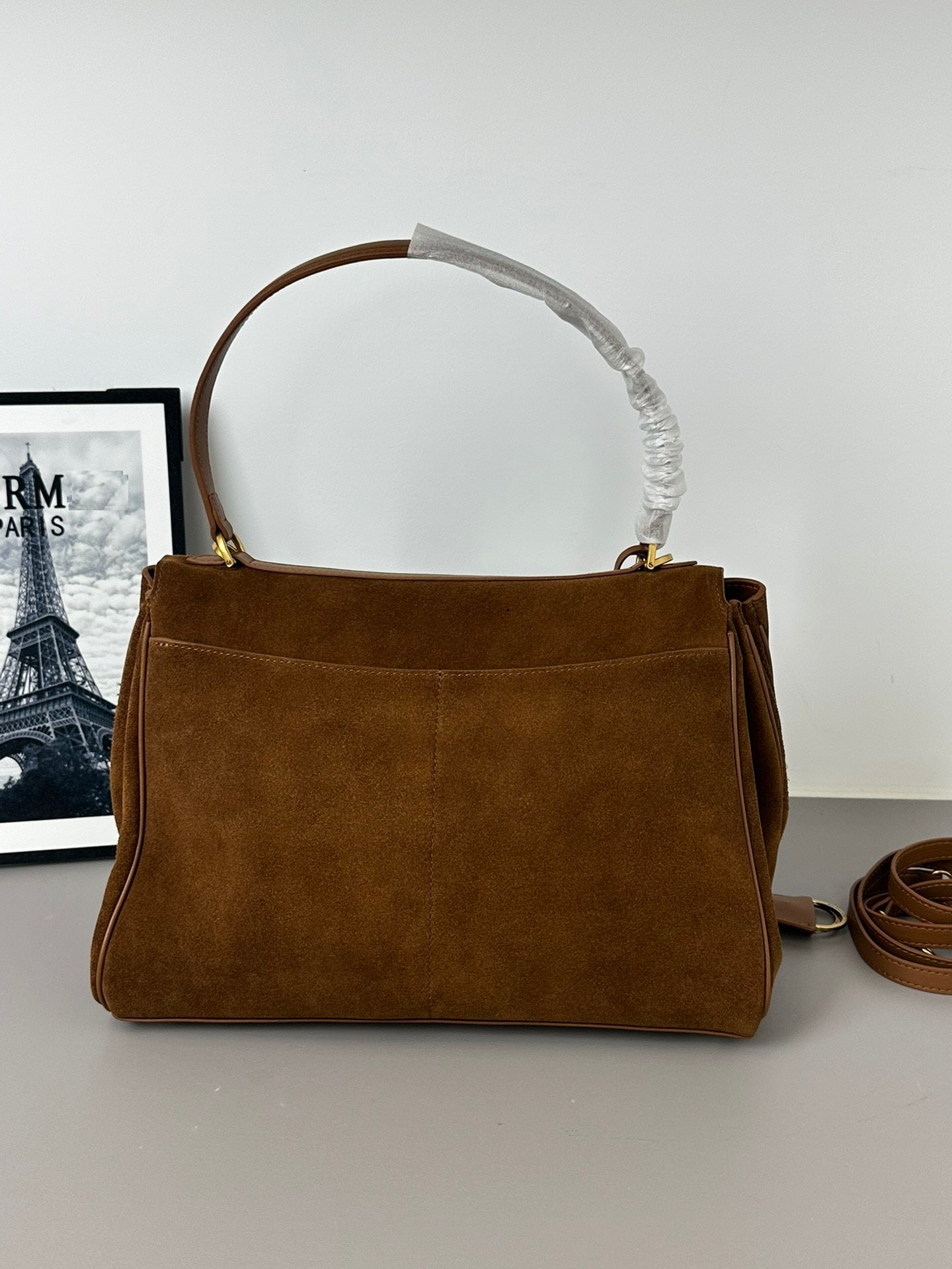 Suede Elegance Shoulder Bag