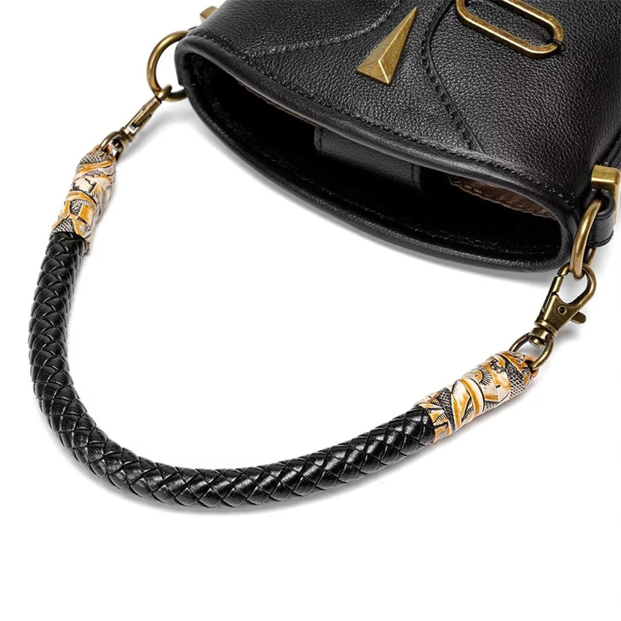 Gothic Vegan Leather Bag