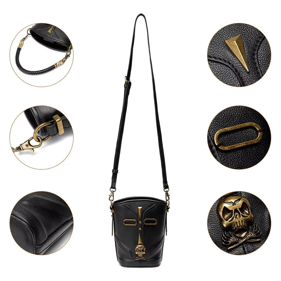Gothic Vegan Leather Bag